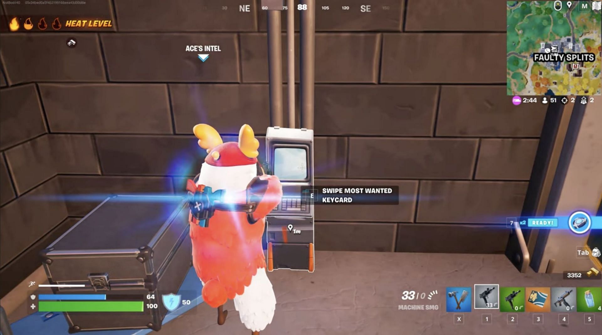 Open the vault with the keycard (Image via Bodil40 on YouTube)